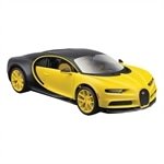 Carrinho Maisto 1:24 SE Bugatti Chiron Preto/Amarelo