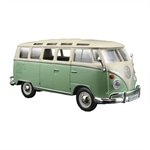 Carrinho Maisto 1:25 SE Volkswagen Van Samba Verde/Creme