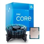 Processador Intel Core I5-12400, 2.5GHz (4.4GHz Turbo) LGA1700, 18MB Cache, 12ª Ger - BX80