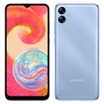 Smartphone Samsung Galaxy A04E, Azul, Tela 6.5", 4G+Wi-Fi, Android 13, 2 Câm Traseira 13+2MP, Câm Frontal 5MP, 64GB