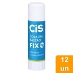 Cola Bastão Cis Fix 8g - Embalagem com 12 Unidades
