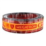 Cabo para Som Megatron 2X1,00mm 100m Bicolor Preto/Vermelho