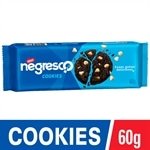 Biscoito Nestlé Cookies Negresco Chocolate com Gotas de Baunilha 60g - Embalagem com 52 Unidades