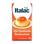 Leite Condensado Semidesnatado Italac Tetra Pack 395g - Embalagem c/ 27 unidades