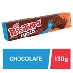Biscoito Passatempo Recheado Chocolate Chocolate 130g Embalagem com 70 Unidades