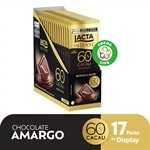 Chocolate Lacta Intense Amargo 60% Cacau Original 85g - Caixa com 17 Unidades