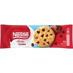 Biscoito Nestlé Cookies Classic Baunilha, Gotas de Chocolate, 60g - Embalagem com 52 Unidades