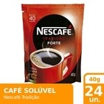 Café Solúvel Nescafé Tradição Forte Sachê 40g - Embalagem com 24 Unidades