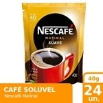 Café Solúvel Nescafé Matinal Suave Sachê 40g - Embalagem com 24 Unidades