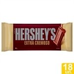 Chocolate Hershey's ao Leite Extra Cremoso 82g - 18 Unidades