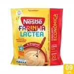 Farinha Láctea Nestlé Tradicional 600g - Embalagem com 9 Unidades