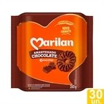 Biscoito Marilan Amanteigado Chocolate 280g - Embalagem com 30 Unidades