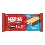 Chocolate Nestlé Chocotrio ao Leite 90g - Embalagem com 12 Unidades