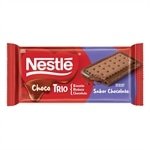 Chocolate Nestlé Chocotrio Recheio Chocolate 90g - Embalagem com 12 Unidades