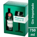 Gin Tanqueray 750ml com Taça de Vidro