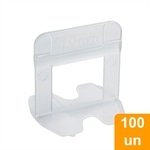Espaçador/Nivelador para Revestimento Cortag Smart 1mm Transparente Embalagem com 100 Unidades