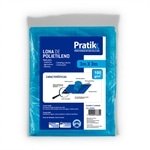 Lona Plástica Pratik Azul com Ilhos 3x3m