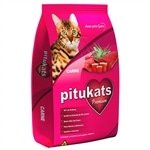 Ração Pitukats Carne, Gatos Adultos, 7kg
