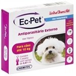 Antiparasitário EC PET Chemitec para Cães até 10 Kg 0,67ml