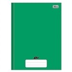 Caderno Costurado Tilibra Universitário Capa Dura D+ Verde 96 Folhas - Embalagem com 5 Unidades