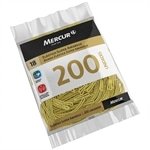 Elástico Mercur Super Amarelo Número 18 200 Peças - Embalagem com 5 Unidades
