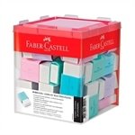 Borracha Faber Castell Marshmallow Tons Pastéis - 1 Embalagem com 24 Unidades