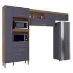 Cozinha Compacta 2 Pcs com Armario e Paneleiro Multimoveis CR20105