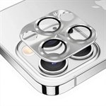 Protetor de lente de câmera de alumínio para iPhone 13 Pro - Prata - Gshield