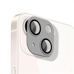 Protetor de lente de camera de aluminio para iPhone 14 Plus - Prata - Gshield