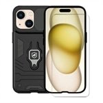Kit Capa Defender e Pelicula Nano Vidro iPhone 15 - Gshield