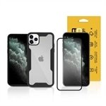 Kit Capa case capinha Dual Shock e Pelicula Coverage Color para iPhone 11 Pro Max - Gorila