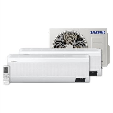 Ar Condicionado Multi Bi Split Samsung Wind Free 18000 BTUS 2x12000 Quente/Frio Inverter 220V