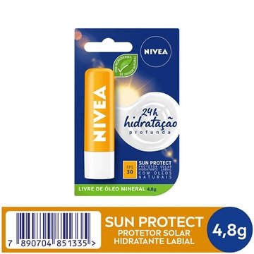 Protetor Labial Nivea Sun FPS30 4,8g