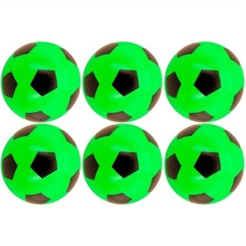 Bola De Vinil Pingo Dente De Leite Futebol Kit Atacado - Verde - 6 Unidades