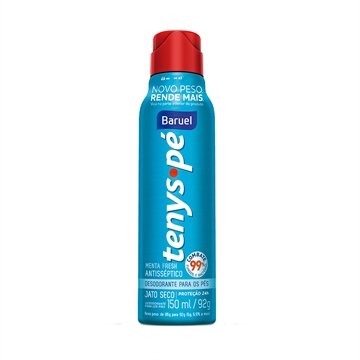 Desodorante para os Pés Tenys Pé Baruel Jato Seco Action/Menta Fresh 92g