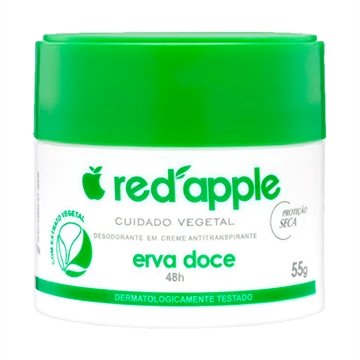 Desodorante Red Apple Creme Erva Doce 55g