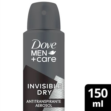 Desodorante Dove Aerossol Men Invisible Dry 150ml