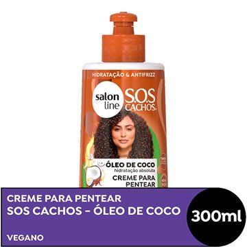 Creme para Pentear Salon Line S.O.S. Cachos Coco 300ml