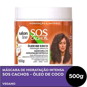 Mascara Hidratacao Salon Line SOS Coco 500g