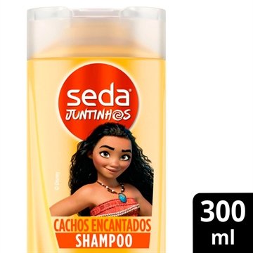 Shampoo Seda Infantil Juntinhos Moana Cachos 300ml