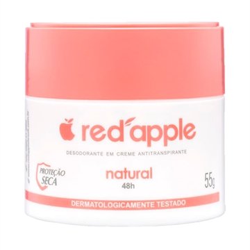 Desodorante Red Apple Creme Natural 55g