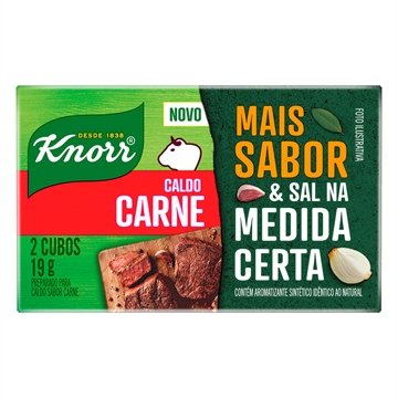 Caldo de Carne Knorr 19g - Embalagem com 24 Unidades