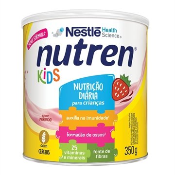 Nutren Kids Suplemento Alimentar Morango Nestlé 350g
