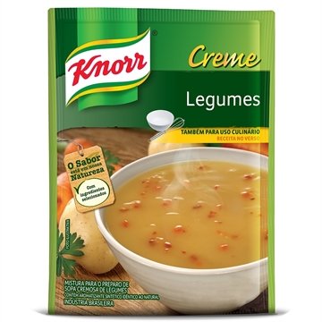 Sopão Knorr Galinha Caipira Macarrão e Legumes Mais Cremosa 194g