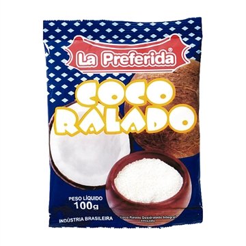 Coco Ralado 100g - 24 unidades - La Preferida