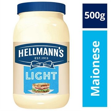 Maionese Light 500g - 12 unidades - Hellmanns