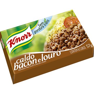 Caldo de Bacon Knorr 57g - Embalagem com 10 Unidades