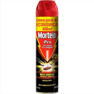 Inseticida Aerosol Mortein Mata Baratas 400ml - Embalagem com 12 Unidades
