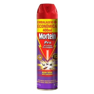 Inseticida Mortein Aerosol Ação Total 400ml - Embalagem com 12 Unidades