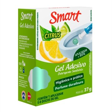 Gel Adesivo Smart Citrus 37g Embalagem com 6 Discos + Aplicador